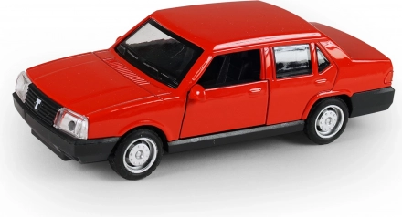 Fém retro kisautó 13 cm visszahúzós lendkerékkel 1:32
