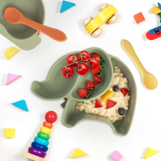 Három elkülönített rekesz a változatos étrendért