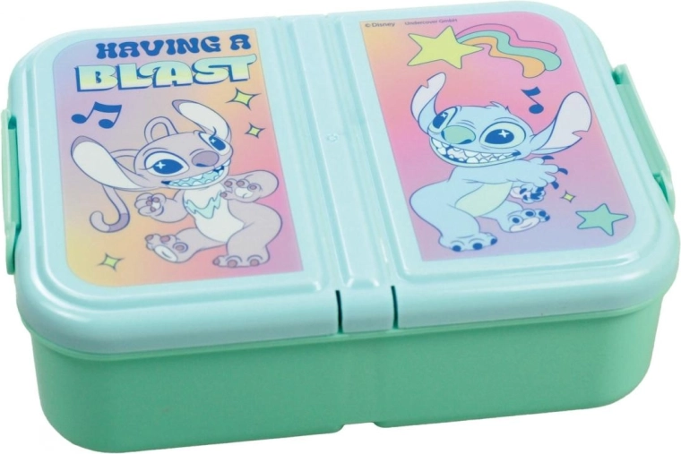 Több rekeszes Disney Stitch uzsonnás doboz