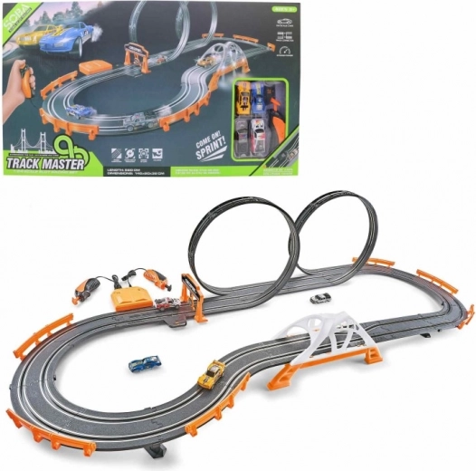 Autópálya adapterrel vagy elemekkel 6 éves kortól gyermekek számára