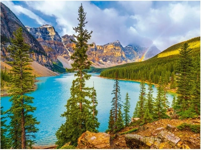 Puzzle CASTORLAND Moraine Lake, Kanada – 2000 darab