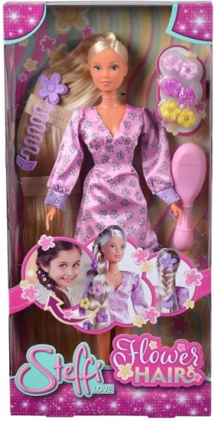 Steffi baba virágos hajjal