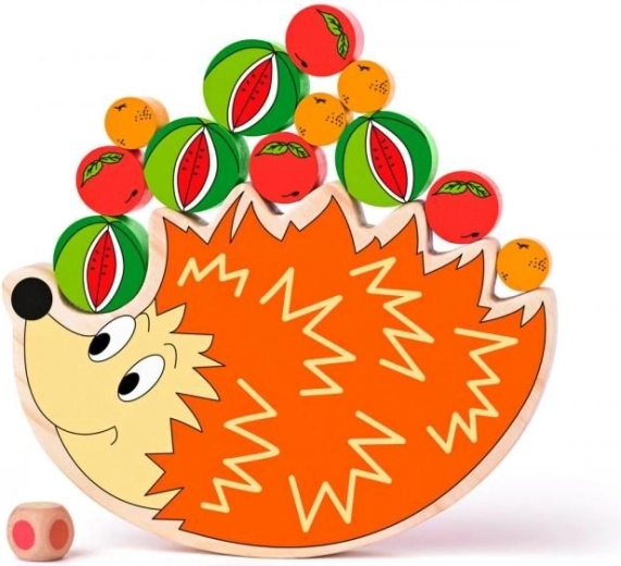 Fa egyensúlyozó játék Süni
