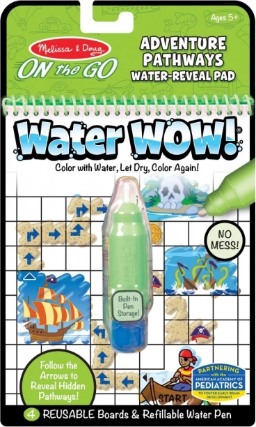 WaterWow vizes színező – találd meg az utat, kaland