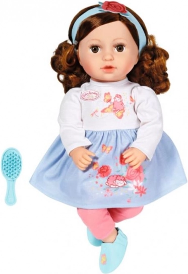 Panenka Baby Annabell Sophia barna hajú 43 cm