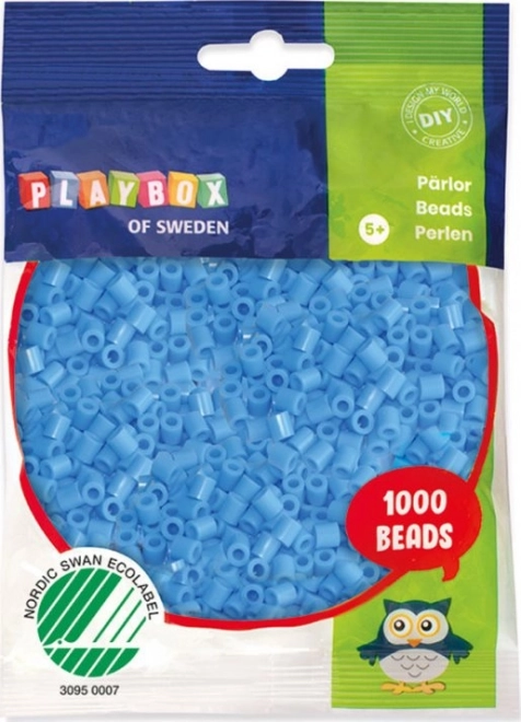 Playbox vasalható gyöngyök világoskék 1000 db