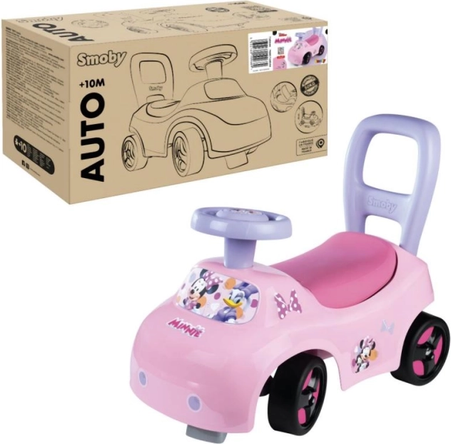 MINNIE 2 az 1-ben lányoknak készült bébitaxi autó