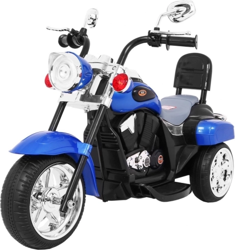 Chopper NightBike elektromos gyerek tricikli – Kék