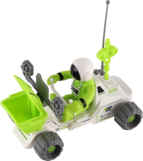 Élethű részletek és pilótafülke űrhajóssal