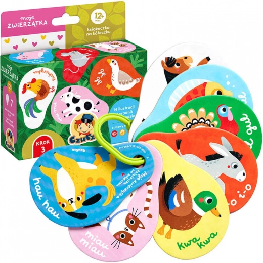 CzuCzu az én állataim – karikás könyvecske 12 hó+