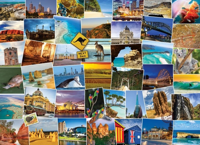 Eurographics Globetrotter Ausztrália puzzle, 1000 darab