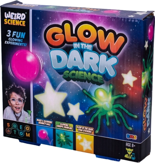 Tudományos kísérleti készlet, sötétben világító