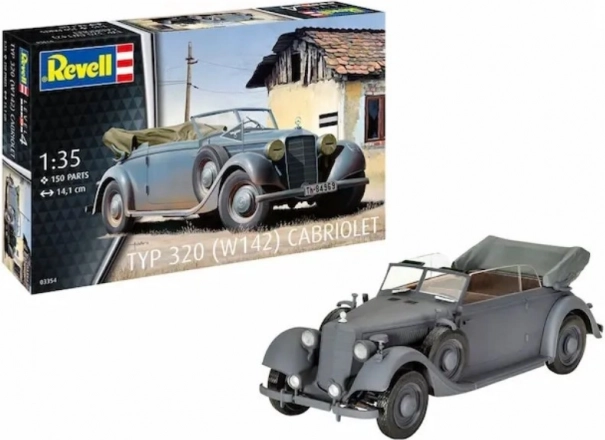 Műanyag modell Mercedes-Benz Typ 320 W142 Cabriolet 1/35