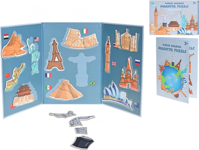 Világhíres Műemlékek Mágneses Puzzle