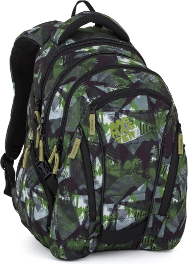 Bagmaster diák hátizsák zöld-szürke