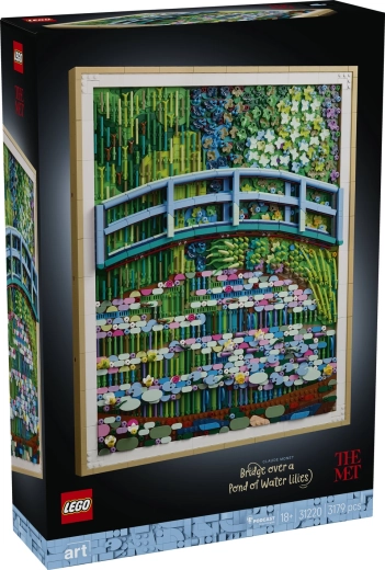 LEGO Art Claude Monet: Híd a tavirózsás tó felett