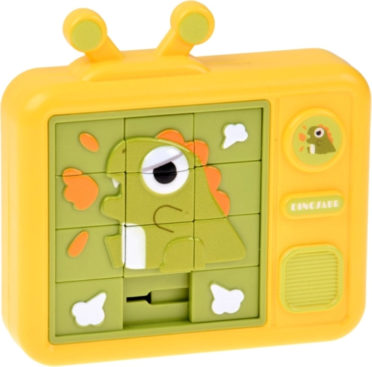 Csúszkás puzzle dinoszaurusszal