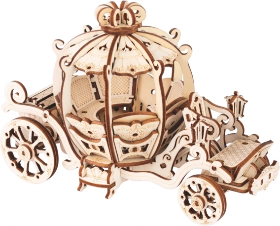 Fa 3D puzzle Mesei hintó