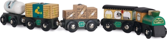 Le Toy Van zöld tehervonat