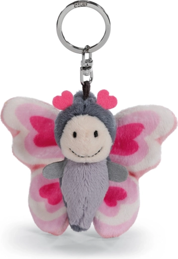 Nici kulcstartó pillangó Love 6 cm