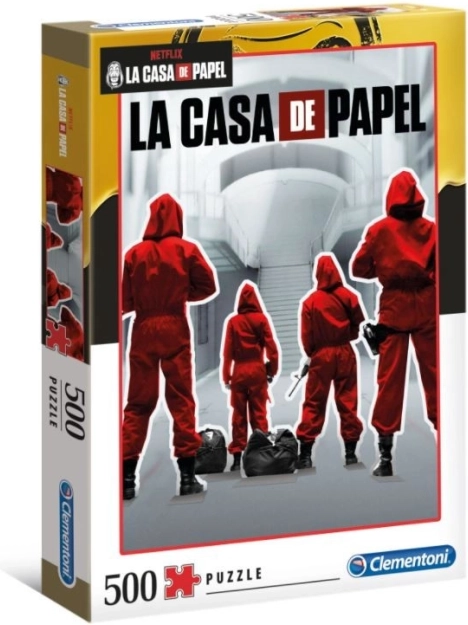 Clementoni Puzzle Netflix: A nagy pénzrablás 500 darab