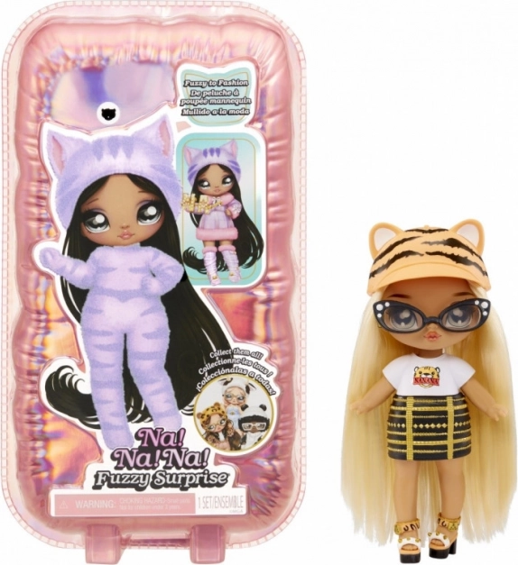 na! na! na! fuzzy surprise tigrislány baba – puha, meglepetés baba