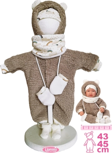 Llorens újszülött babaruha 43–45 cm, 5 részes szett