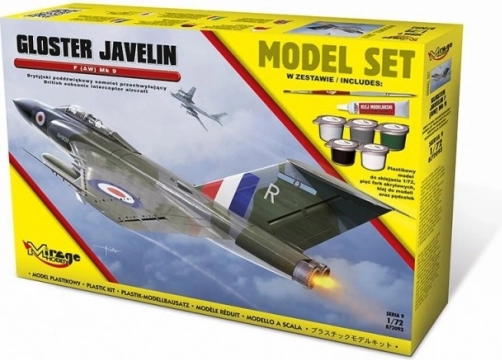 Gloster Javelin F(AW) Mk.9 1:72 műanyag repülőgép makett