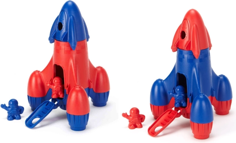 Green Toys rakéta gyerekeknek újrahasznosított műanyagból