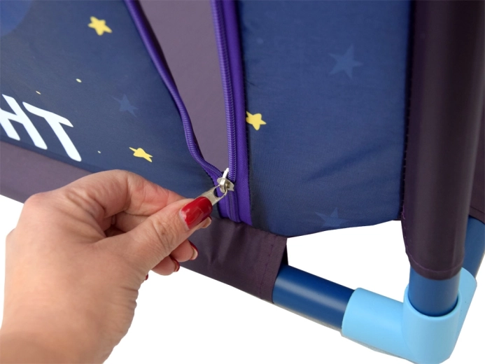 Biztonságos oldalsó cipzáras bejárat