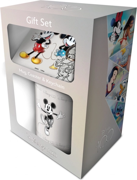 Disney 100 Heritage Sketch ajándékszett – bögre, poháralátét és kulcstartó