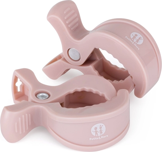 Petite&Mars csipeszek babakocsihoz Peg rose (2 db)