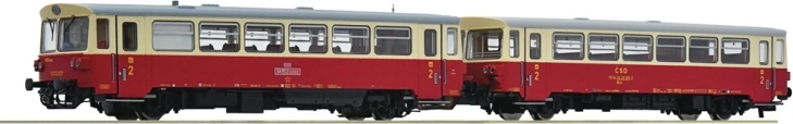 Roco M 152 ČSD motorkocsi pótkocsival, digitális hanggal