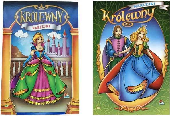 Kiszínező matricákkal – hercegnők