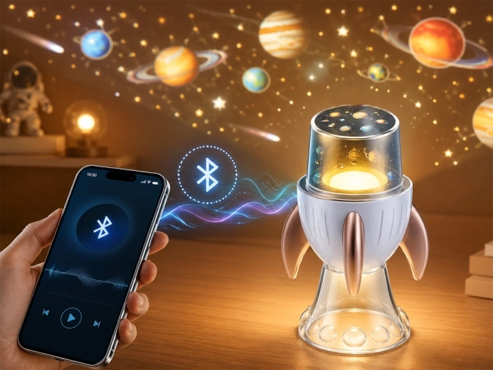 3 az 1-ben: projektor, éjjeli fény és Bluetooth hangszóró