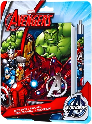 Avengers jegyzetfüzet és toll készlet