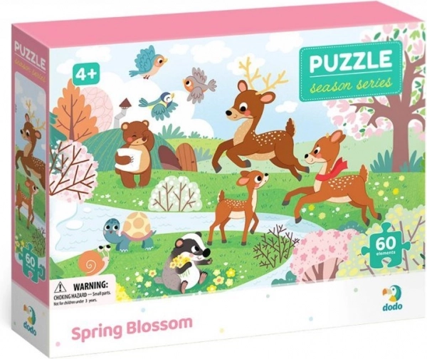 DODO puzzle Évszakok – tavasz virágzásban, 60 darab