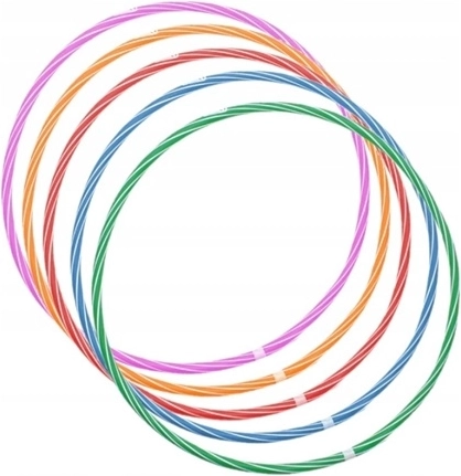 Hula hoop karika spirálmintával 50 cm