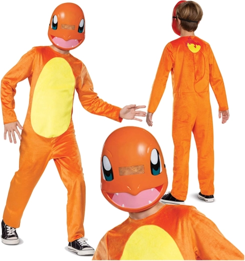 Pokémon Charmander gyermek karneváli jelmez 109–126 cm