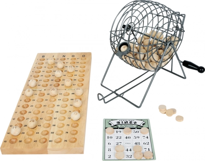 Bingo játék fából