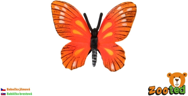Nagy rókalepke figura, 5,5 cm