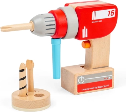 BIGJIGS TOYS fa fúrógép