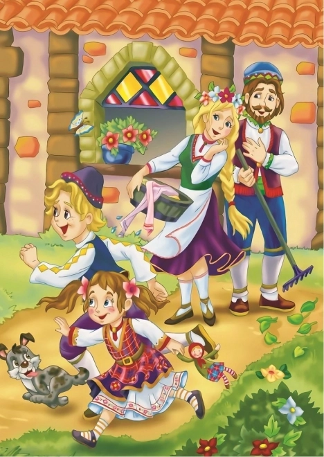 Puzzle ART PUZZLE Boldog család, 150 darab