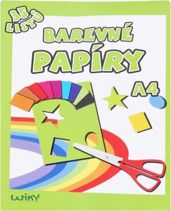 Színes papírok A4 80 g/m², 35 lap