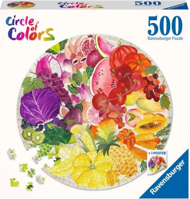 Ravensburger puzzle gyümölcs- és zöldségszimfónia 500 darab