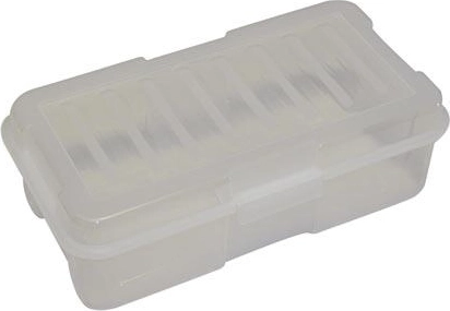 Tárolódoboz klipszes zárral 5,6 l, műanyag, vegyes színek