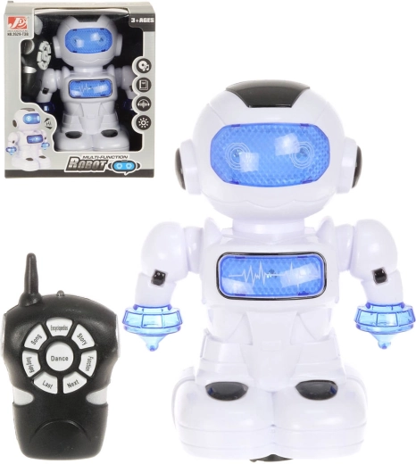 RC távirányítós robot 22 cm-es, fénnyel és hanggal