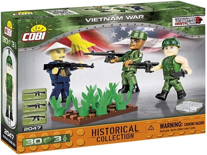 Cobi Historical Collection Vietnam War készlet 3 figurával