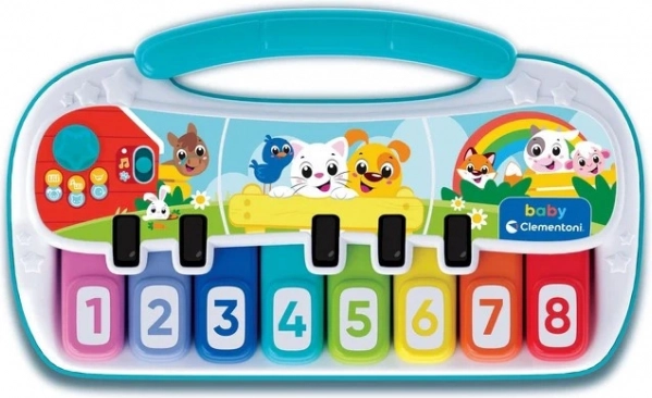 CLEMENTONI BABY állatkás gyerek zongora
