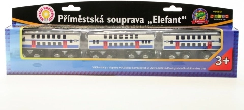 Maxim CityElefant elővárosi vonat fa replika